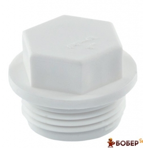 Заглушка PP-R, 1/2, ЗВ, сіра (50шт/уп) (3917 40 00 90)
