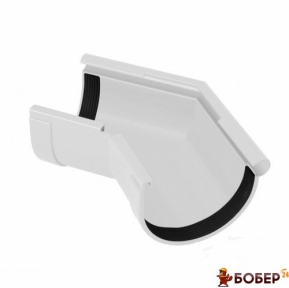 Кут зовн 135* білий RainWay 90 {3925}