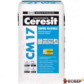 СМ 17/25 кг Еластична клеюча суміш (пал.48шт)  {3214}