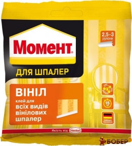 Клей для шпалер Момент Вініл, 95 гр. (24 шт.)  {3505}