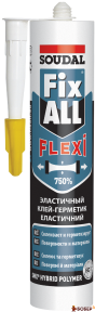 Кл/Герметик  FIX ALL сірий 290мл УКТ ЗЕД 3214101090