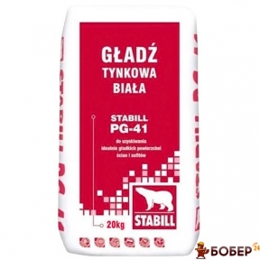 Шпатлівка Stabill PG-41, 20 кг (пал.54шт) УКТЗЕД 3214109090