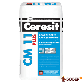 СМ PLUS 11/25 кг Клеюча суміш для плитки Comfort Gres (пал 54 шт)  {3214}