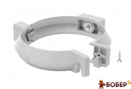 Кронштейн труби d-75 мм білий RainWay 90 {3925}