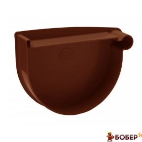 Заглушка воронки права коричнева RainWay 90 {3925}