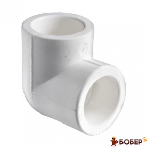 Кут 90град. PP-R, D=32мм, сірий  УКТ ЗЕД 3917 40 00 90