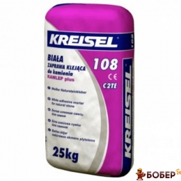 108 Kreisel  Клейова суміш для натур. камня біла еласт, 25 кг (пал 42 шт)  {3214}