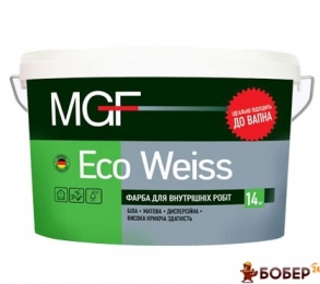 Фарба MGF Eco Weiss М1 14кг (40) {3209}