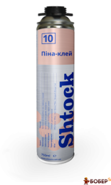 Піна-клей Shtock, 750 мл (12шт) (пал.672шт) №10 УКТ ЗЕД: 3214101090