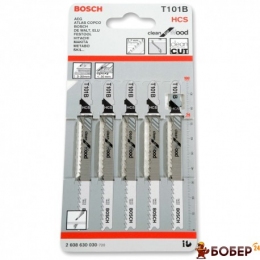 Пилка лобз. BOSCH Т101В 5шт УКТ ЗЕД 8202 99 80 00