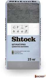 Shtock Цементно-вапняна штукатурка, 25 кг (пал.54шт) {3214}
