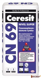 CN 69/25кг Самовирівнювальна суміш 3-15мм  (пал.54шт)  {3214}