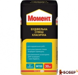 Мом ССК 30  Момент Будівельна суміш класична, 30 кг (42 шт.)  {3214}