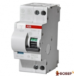 Диференційний автомат DS 951 AC-C40/0.03A ABB УКТ ЗЕД 8536 20 10 00