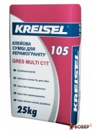 105 Kreisel Клейова суміш для керамограніта, 25 кг (пал.42шт)  {3214}