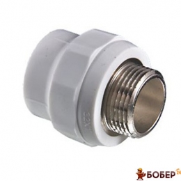 Муфта PP-R, D=25мм*3/4, З, сіра (20шт/уп) УКТ ЗЕД 3917 40 00 90