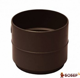 Муфта труби коричнева d-75 мм RainWay 90 {3925}