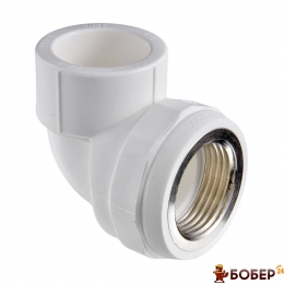 Кут PP-R, D=20мм*3/4, ВН, сіра УКТ ЗЕД 3917 40 00 90