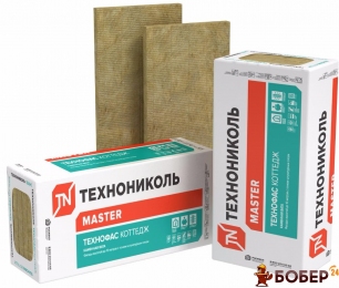 Утеплювач Технофас Котедж 50*600*1200 пл.105 (32уп./пал. 4,32м2, 0,216м3) {6806 10 00 00}