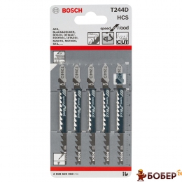 Пилка лобз. BOSCH Т244D 5шт УКТ ЗЕД 8202 99 80 00