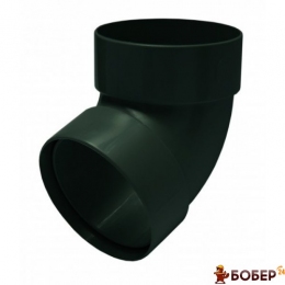 Відвод двохмуфтовий 67* d-100 мм зелений RainWay 130 {3917}