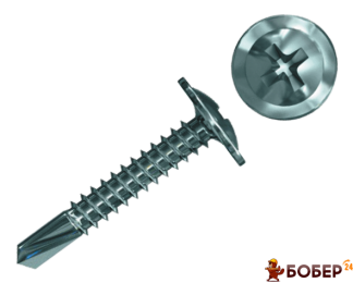 Шуруп з прес.шайбою з буром 4,2*13 мм Strong (цинк) 200шт УКТЗЕД 7318.14.99.90