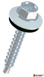 Гвинт ТЕХ-H 5.5/25 RAL 9010 білий УКТ ЗЕД 7318 14 99 90