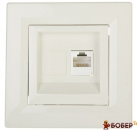 РОЗЕТКА КОМП-НА КРЕМ ASFORA УКТ ЗЕД 8536 69 90 90