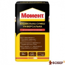 Мом ССУ 25  Момент Будівельна суміш універсальна, 25 кг  (54 шт.)  {3214}