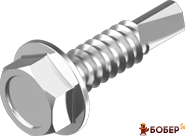 Гвинт ТЕХ-H 4,8/19 RAL 9010 УКТ ЗЕД 7318 14 99 90