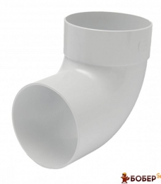 Відвод одномуфтовий 67* d-100 мм сірий RainWay 130 {3917}