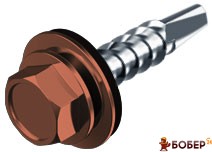 Гвинт ТЕХ-H 5.5/25 RAL 8019 тем.шоколад УКТ ЗЕД 7318 14 99 90