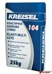 104 Kreisel Клейова суміш для плитки еластична, 25 кг (пал.42шт)  {3214}