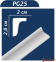 Плінтус стельовий  Premium decor PG25(MO) 2 м (28*20), (110 шт)  {3916}